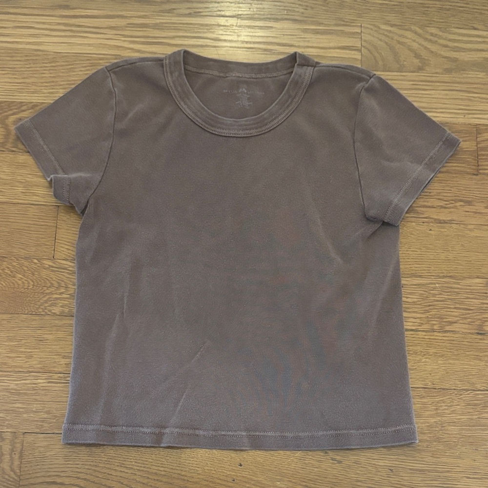 Brandy Melville Brown Crop Top